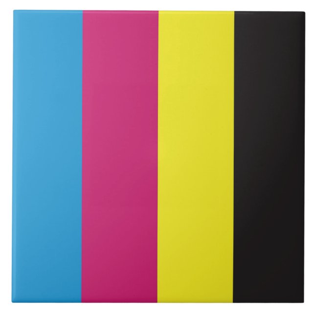 cmyk stripes background pattern graphic color cyan tile (Front)