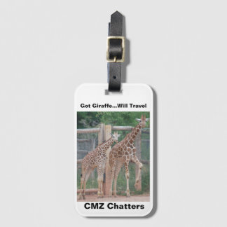 CMZ chatters luggage tag