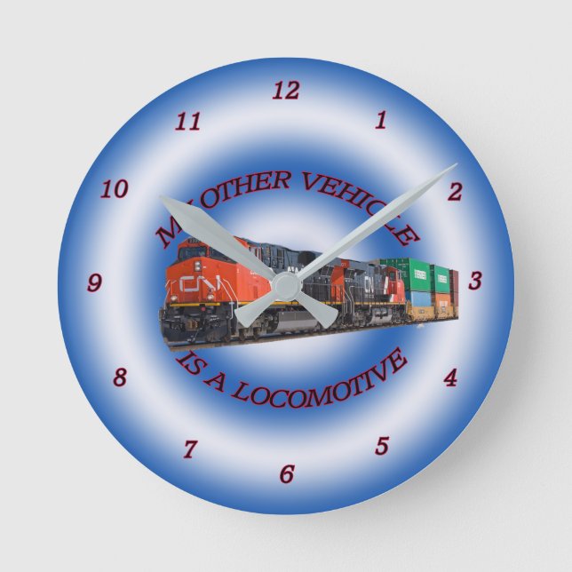 CN My Other Vehicle Wall Clock (Front)