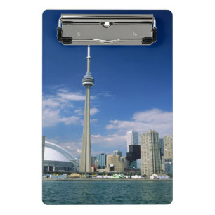 CN Tower and Skydome in Toronto, Ontario Mini Clipboard