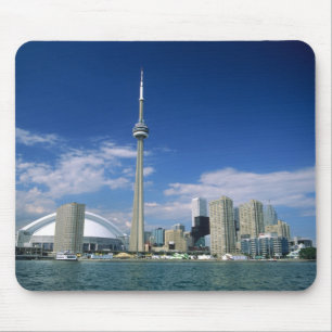 CN Tower and Skydome in Toronto, Ontario, Mouse Mat