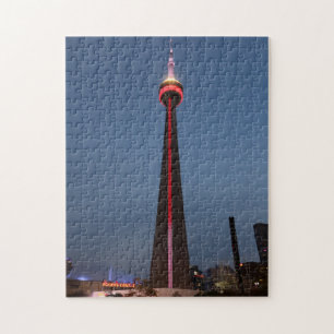 CN Tower at Night - Toronto, Canada Jigsaw Puzzle