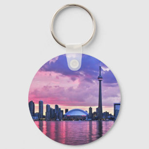 CN Tower : View from Centre Island Toronto Key Ring