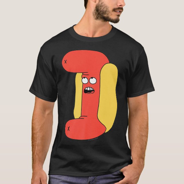 CN Uncle Grandpa Hot Dog Person Premium T-Shirt (Front)