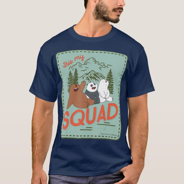 CN We Bare Bears This My Squad T-Shirt (Front)
