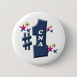 CNA Award 6 Cm Round Badge