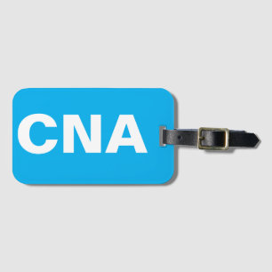 CNA Azure Luggage Tag