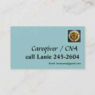 CNA business card template