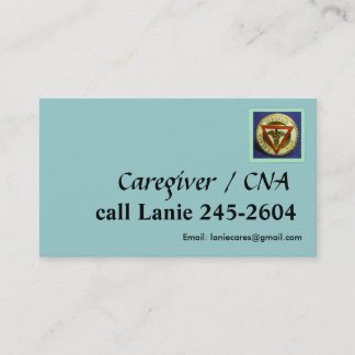 CNA business card template
