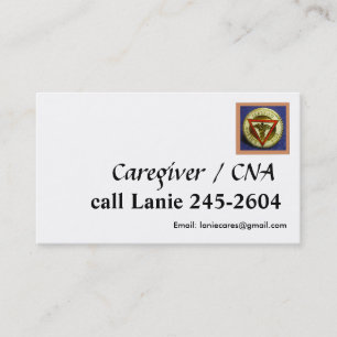CNA business card template