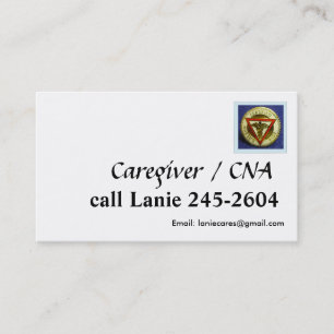 CNA business card template