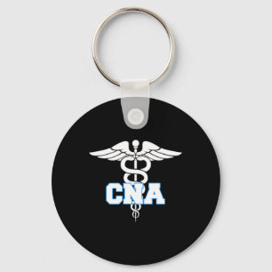 Cna Caduceus Medical Symbol Nurse Gifts Key Ring