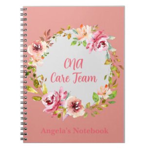 CNA Care Team Certified Nursing Assistant Group  Notebook
