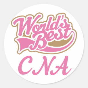 CNA Certified Nursing Assistant Gift Classic Round Sticker