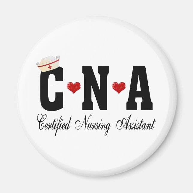 CNA Certified Nursing Assistant Magnet (Front)