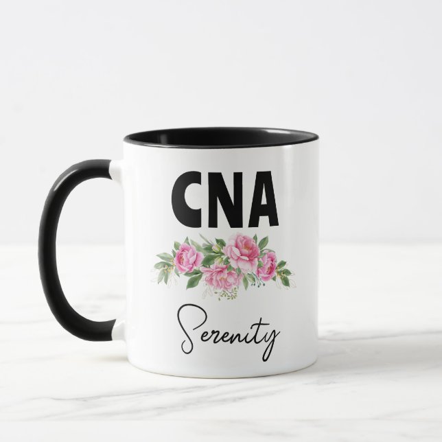 CNA Certified Nursing Assistant Nursing School Mug (Left)