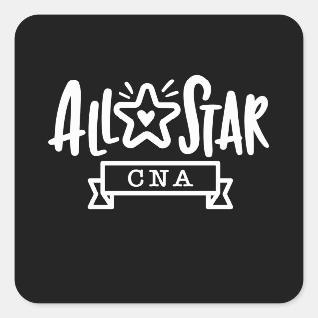 CNA, CNA nurse, Nursing, appreciation Square Sticker (Front)