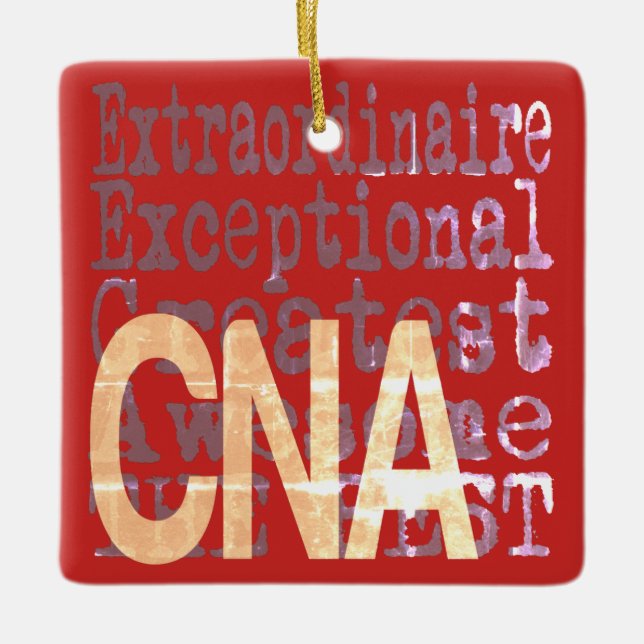 CNA Extraordinaire Ceramic Ornament (Front)