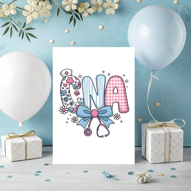 CNA Folded Greeting Card (CNA Greeting Card. )