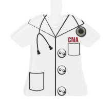 CNA LAB COAT ORNAMENT CHRISTMAS (CUSTOMIZABLE)