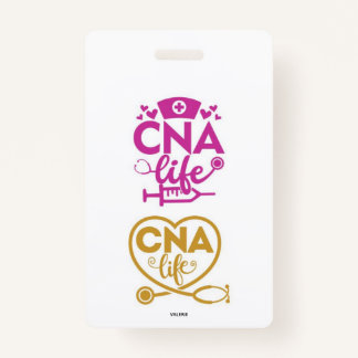 CNA Life Name Badge ID Badge