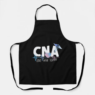 CNA Love What You Do Heartbeat Certified Nursing  Apron