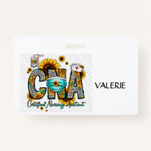 CNA Name Badge ID Badge