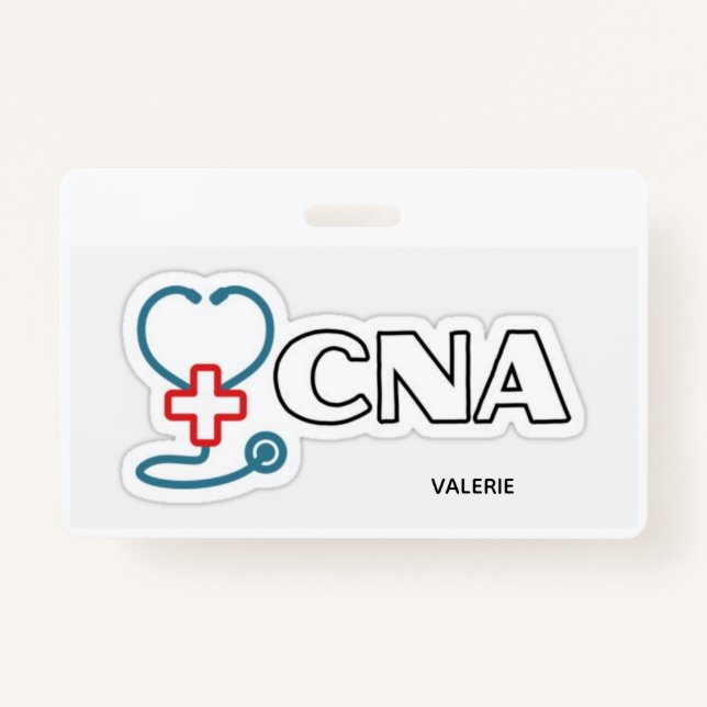 CNA Name Badge ID Badge (Front)