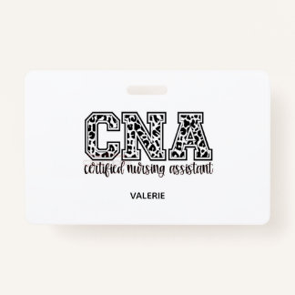 CNA Name Badge ID Badge