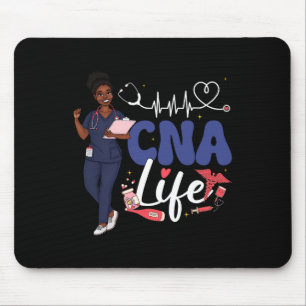 Cna Nurse Black History Month African American Jun Mouse Mat