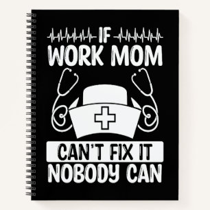 CNA Nurse Co Worker Cardiac Nursing Work Mum ER Nu Notebook