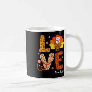 Cna Nurse Turkey Thanksgiving Day Love Nurse Life Coffee Mug