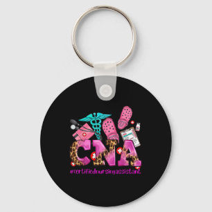 Cna Pink Ribbon Breast Cancer Awareness Warrior Su Key Ring