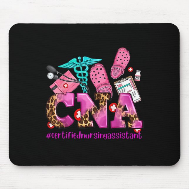 Cna Pink Ribbon Breast Cancer Awareness Warrior Su Mouse Mat (Front)