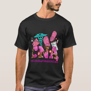 Cna Pink Ribbon Breast Cancer Awareness Warrior Su T-Shirt