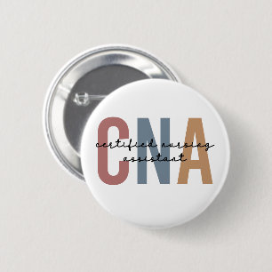 CNA Retro Certified Nursing Assistant Gifts 6 Cm Round Badge