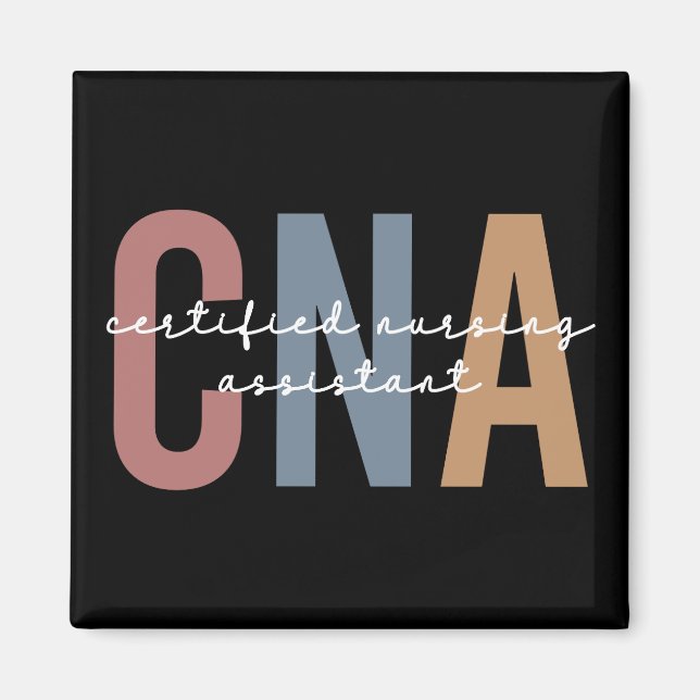 CNA Retro Certified Nursing Assistant Magnet (Front)