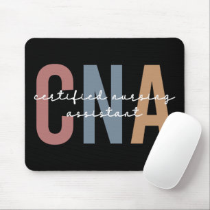 CNA Retro Certified Nursing Assistant Mouse Mat