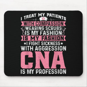 Cna Shirts Gifts For Men Women Co. Cna Certified N Mouse Mat