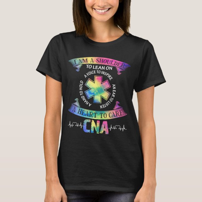 CNA Squad Appreciation Day Tie Dye For Women For W T-Shirt (Front)