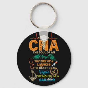 CNA The Soul Of An Angel The Fire Of A Lioness Key Ring