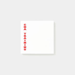 CNA Training Post-it Notes