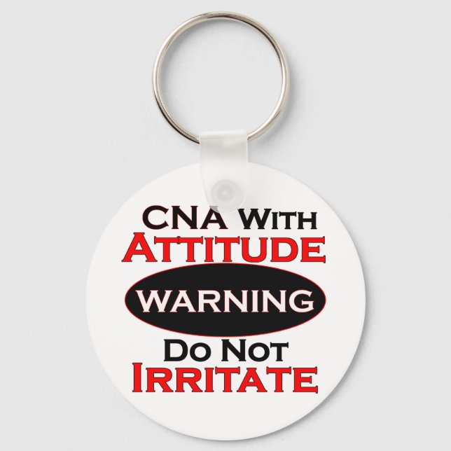 CNA With Attitude Key Ring (Front)
