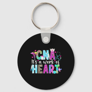 Cna Work Of Heart Certified Nursing Istant Cna Nur Key Ring