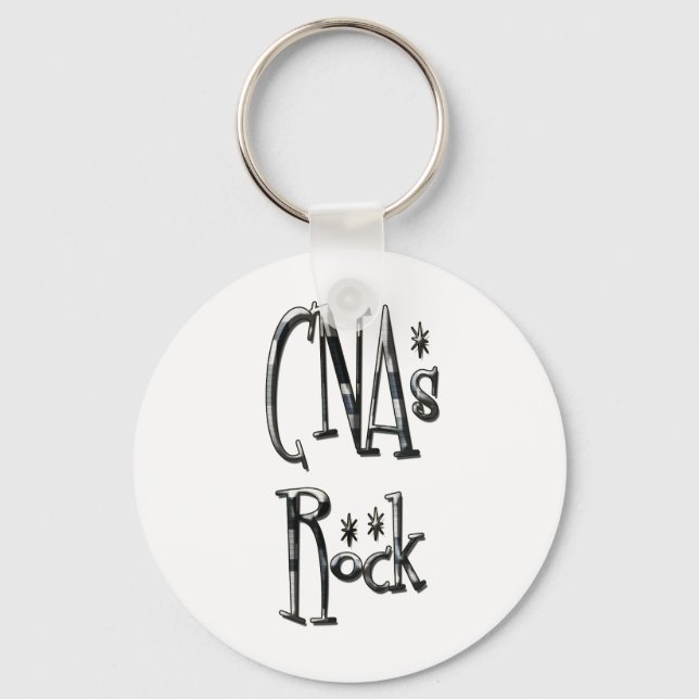 CNAs Rock Key Ring (Front)