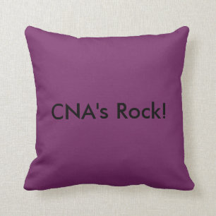 CNA's Rock! Throw Pillow