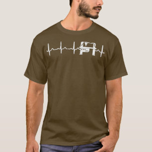 CNC Machinist Heartbeat T-Shirt