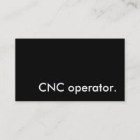 cnc operator.