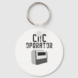 CNC Operator Machinist Key Ring