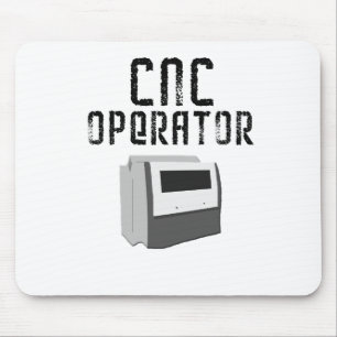 CNC Operator Machinist Mouse Mat